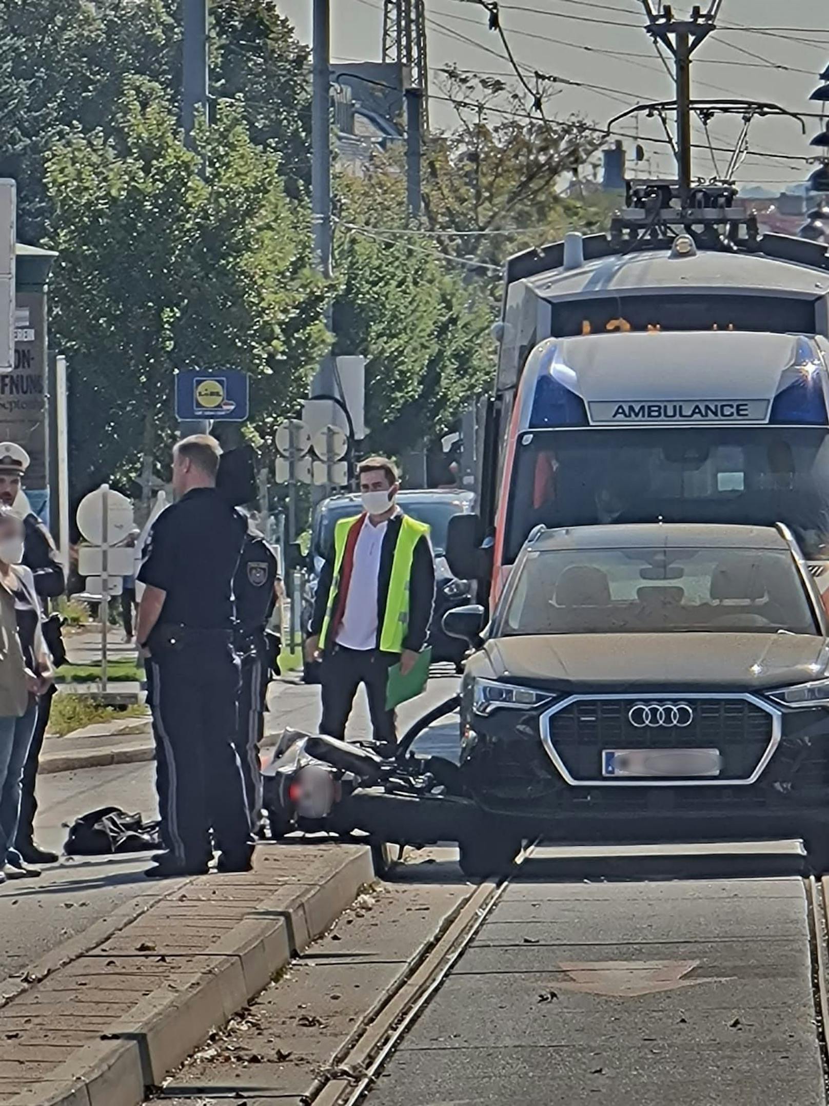 Schwerer Unfall auf der Dornbacher Straße (Wien-Hernals)