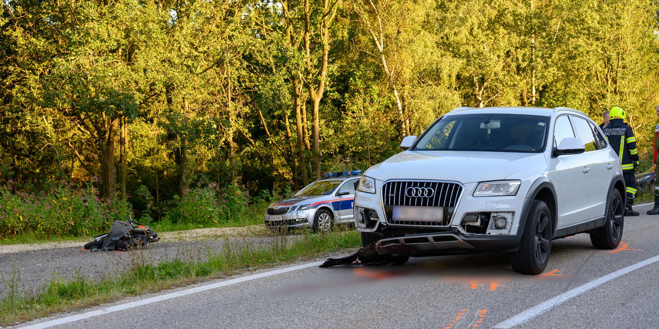 Tödlicher Motorradunfall im Bezirk Perg
