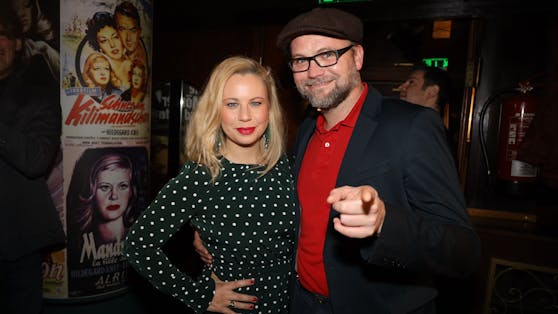 Kabarettist und Schauspieler Thomas Stipsits mit seiner Ehefrau Katharina Straßer.
