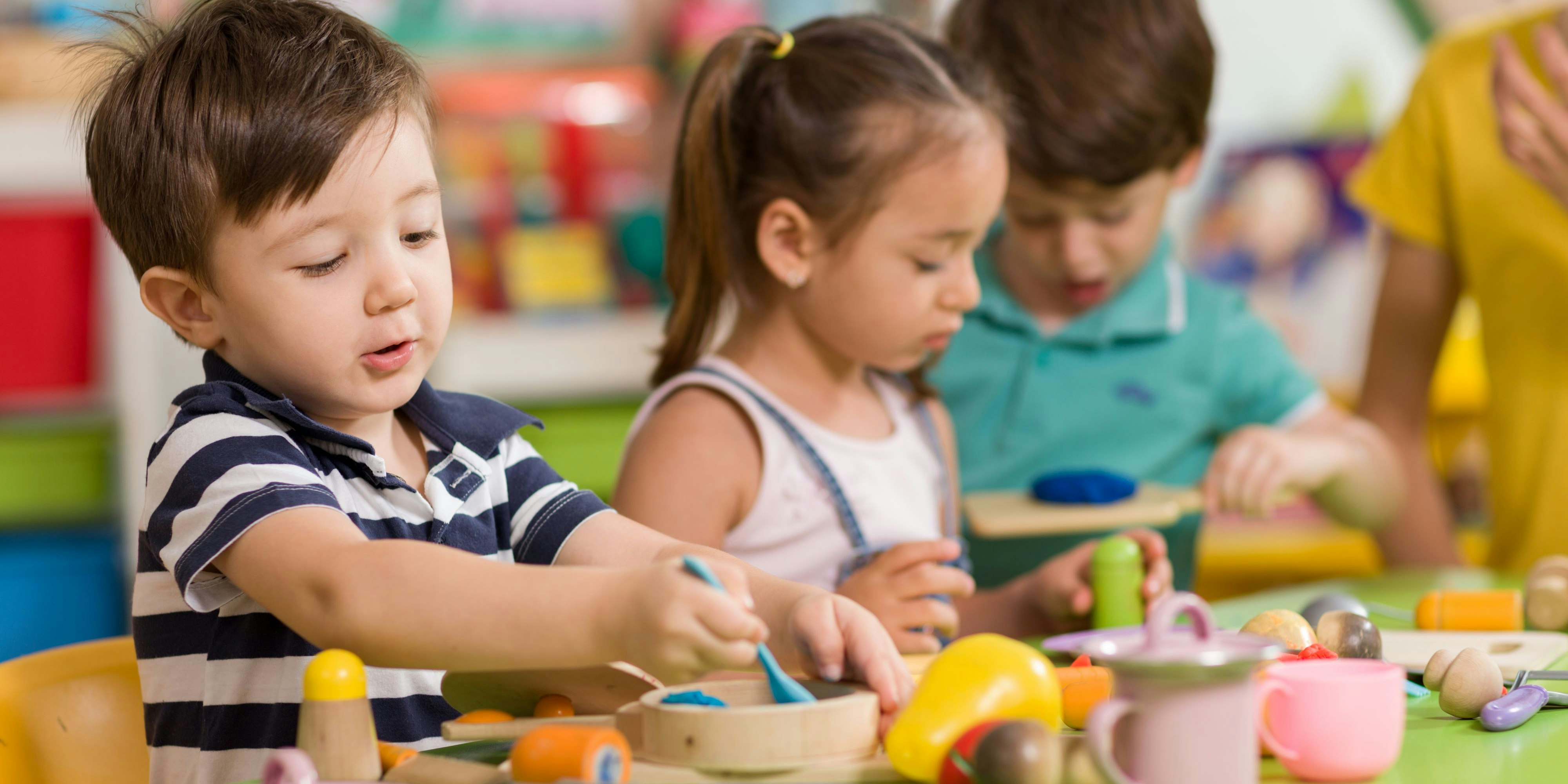 Kinder im Kindergarten (Symbolbild)