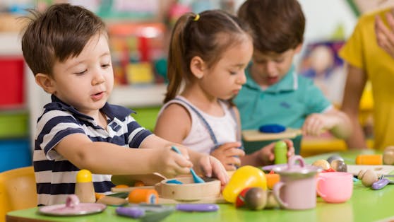 Kinder im Kindergarten. (Symbolbild)