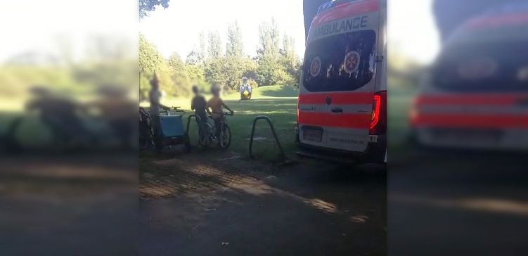 Rettungs-Einsatz im Floridsdorfer Wasserpark