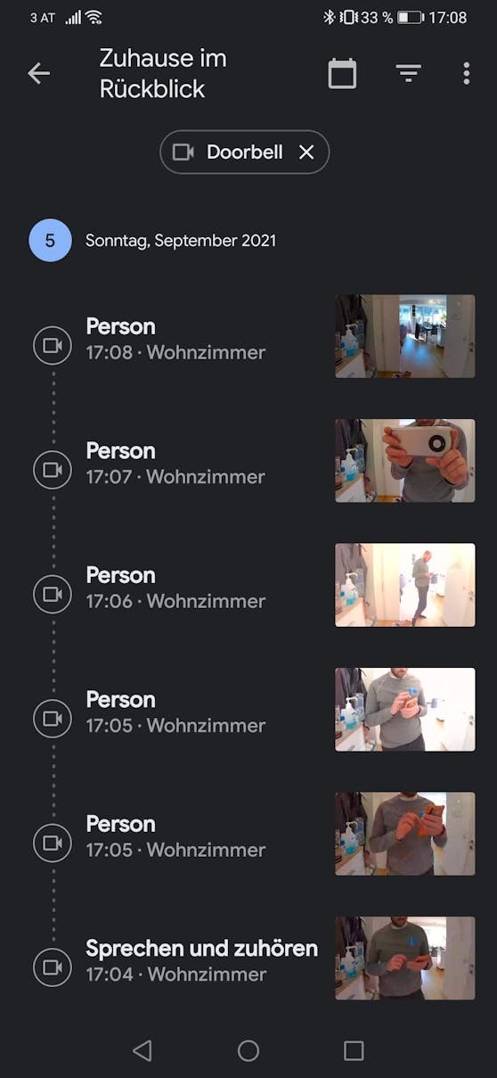 Ausblenden aus dem Verlauf lässt sich etwa das eigene Haustier, das Auto des Partners oder der Besuch des Lebensmittellieferanten.