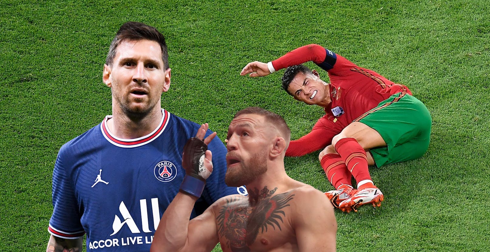 Messi, McGregor und Ronaldo nagen nicht am Hungertuch.
