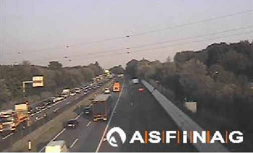 Webcam der ASFINAG bei der Anschlussstelle Seewalchen am Attersee.