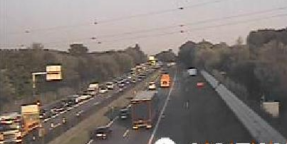 Webcam der ASFINAG bei der Anschlussstelle Seewalchen am Attersee.