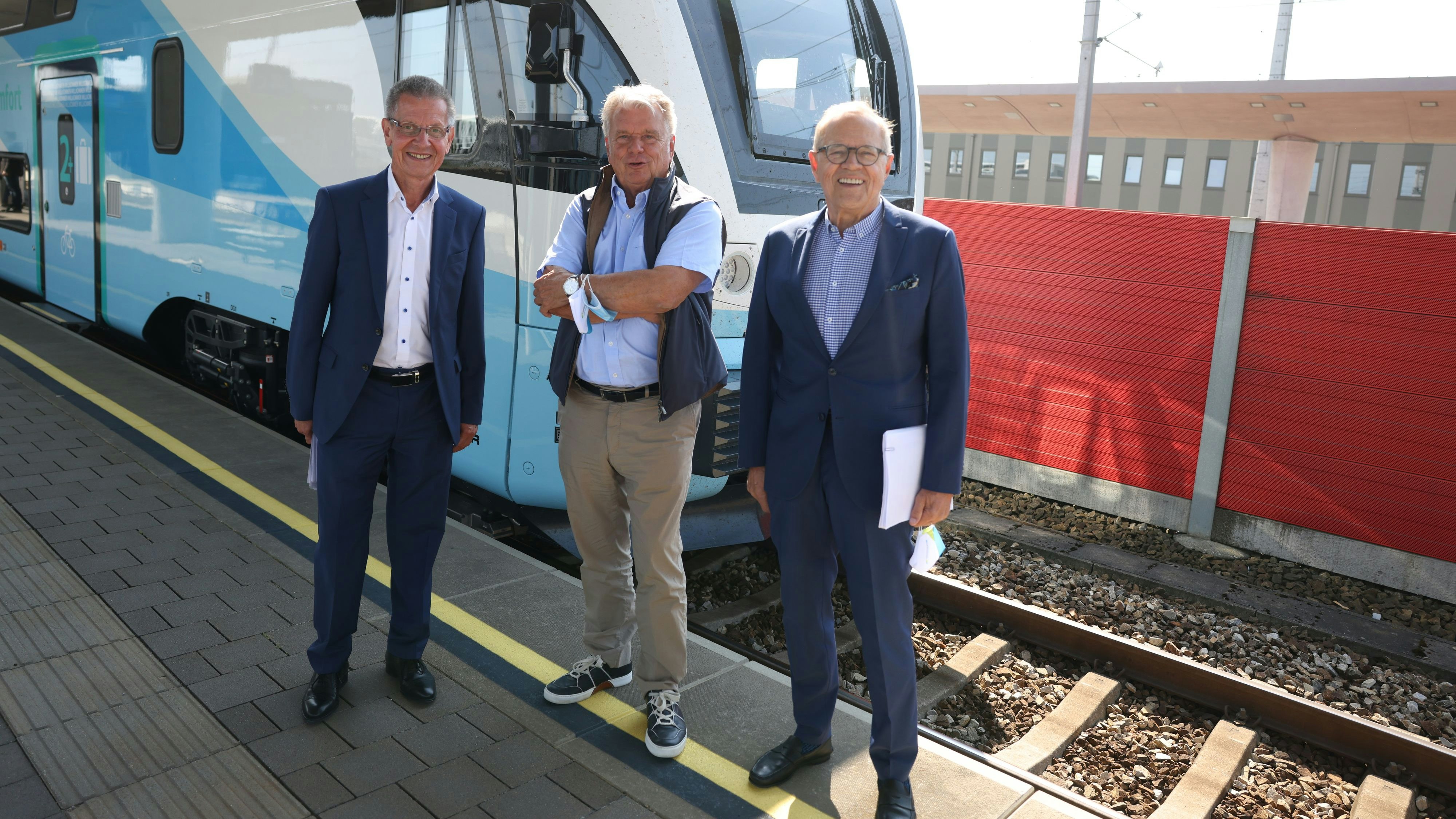 Forster, Haselsteiner und Grossnigg (v.l.)