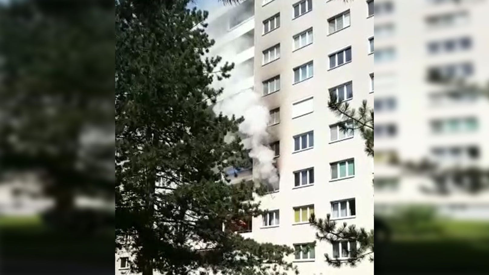 Drei Fenster eines Kinderzimmers in einem Wiener Gemeindebau rauchten 