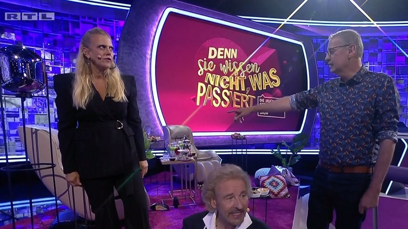Barbara Schöneberger und Günther Jauch in "Denn sie wissen nicht, was passiert"