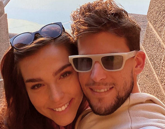 Lili Paul-Roncalli und ihr Dominic Thiem.