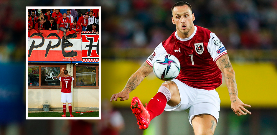 Marko Arnautovic stellte sich den Fans. 