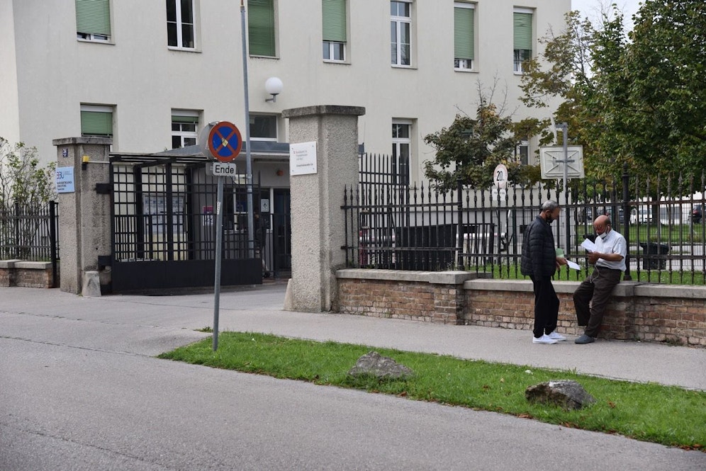 Erstaufnahmezentrum in Traiskirchen