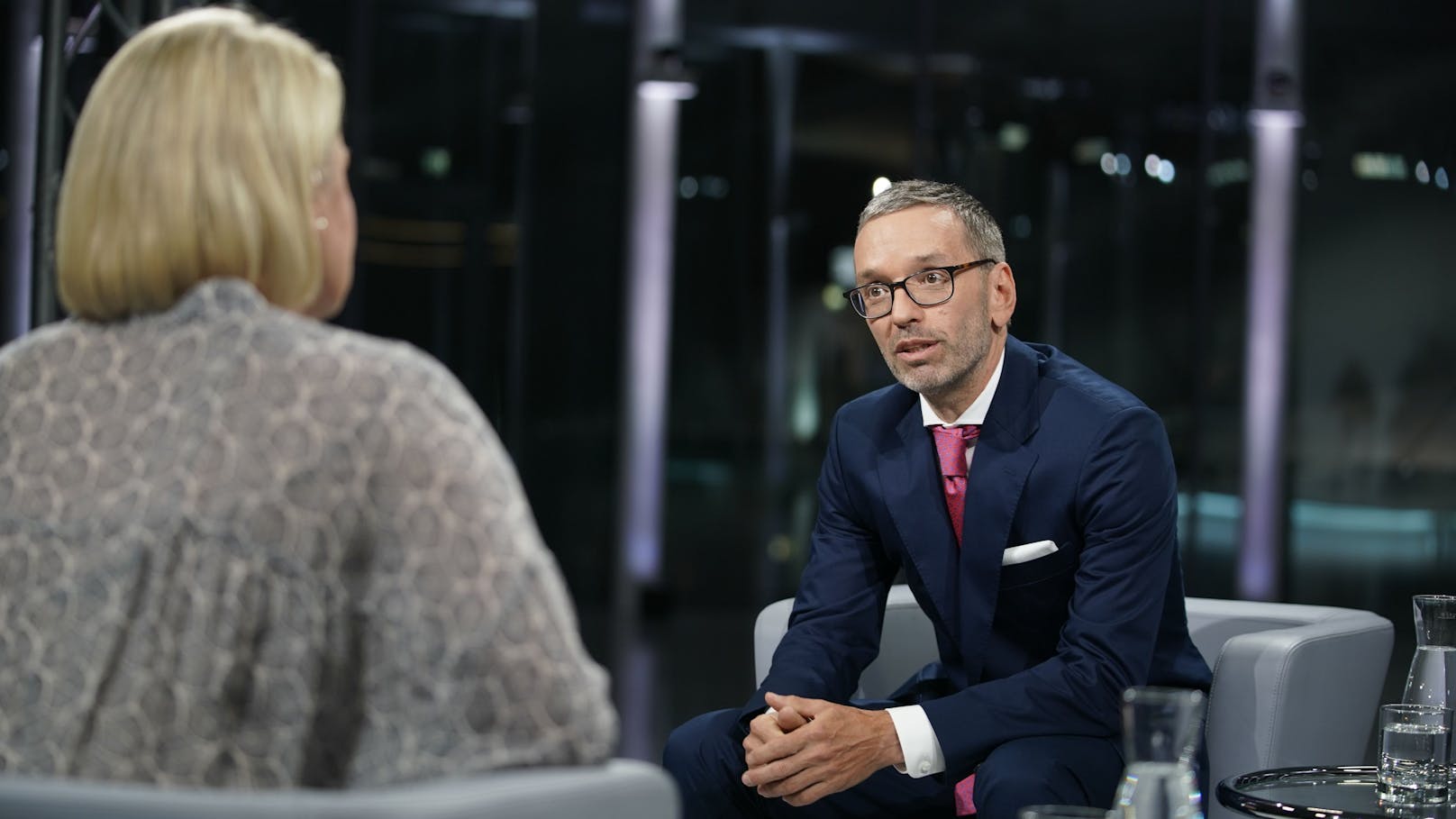 FPÖ-Chef Herbert Kickl im ORF-Sommergespräch am 23. August.