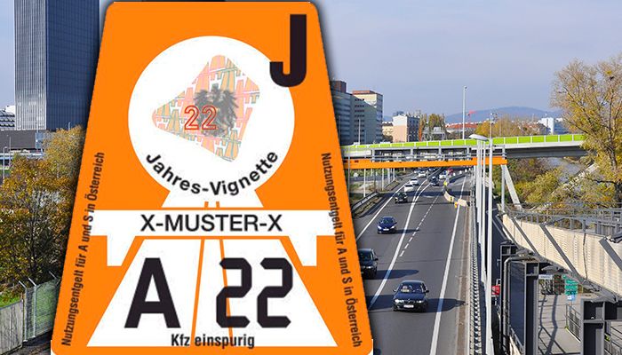 Die neue Vignette für 2022 ist da! Marille ist die neue Farbe