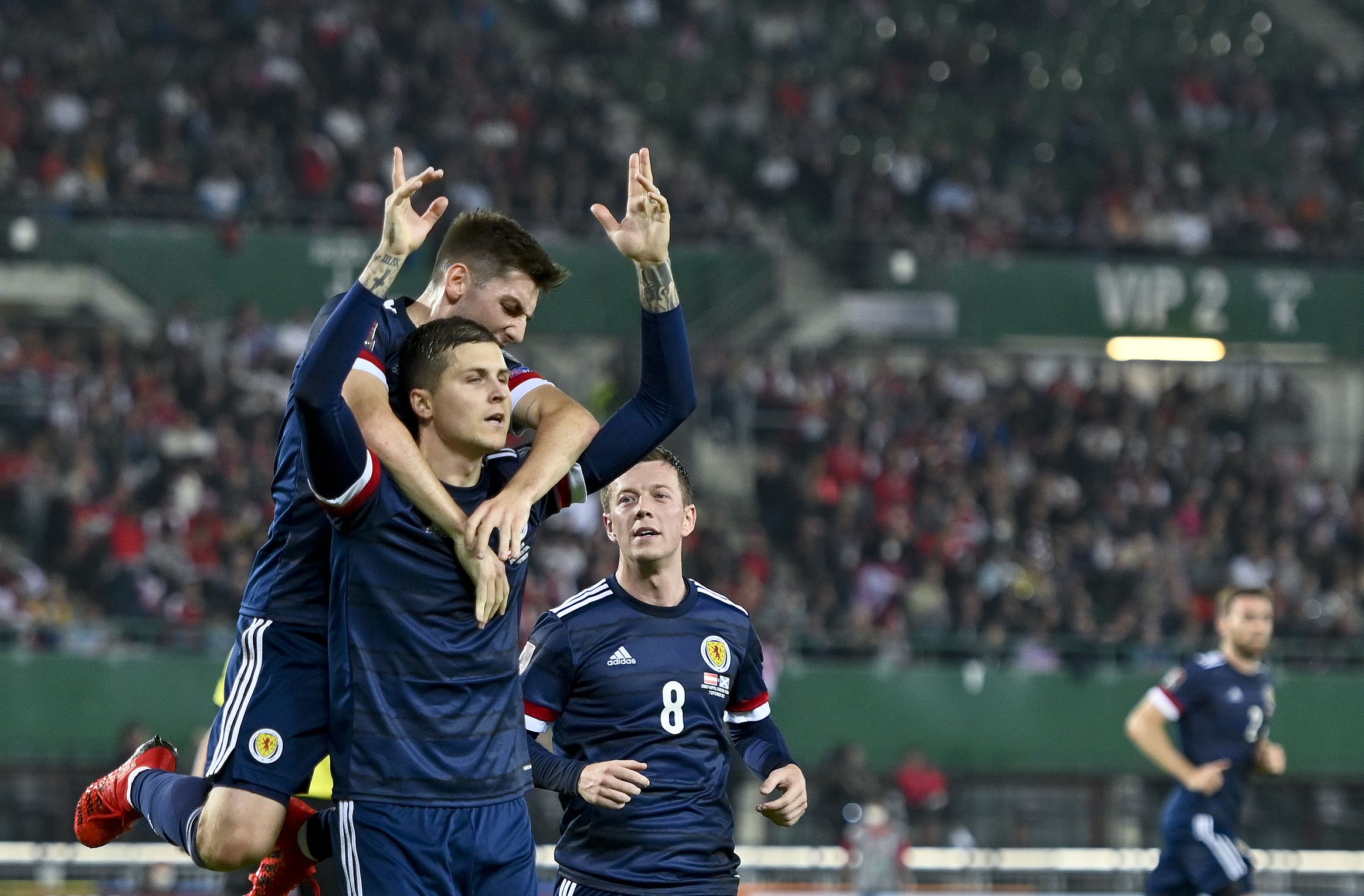 Jubel bei Schottland. 