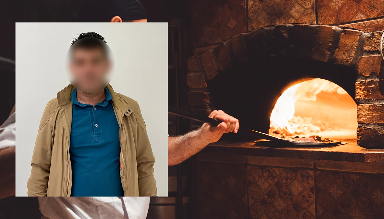 Eine Wiener Pizzeria soll ihren Koch heimlich schwarz arbeiten haben lassen (Symbolbild, "Heute"-Montage)