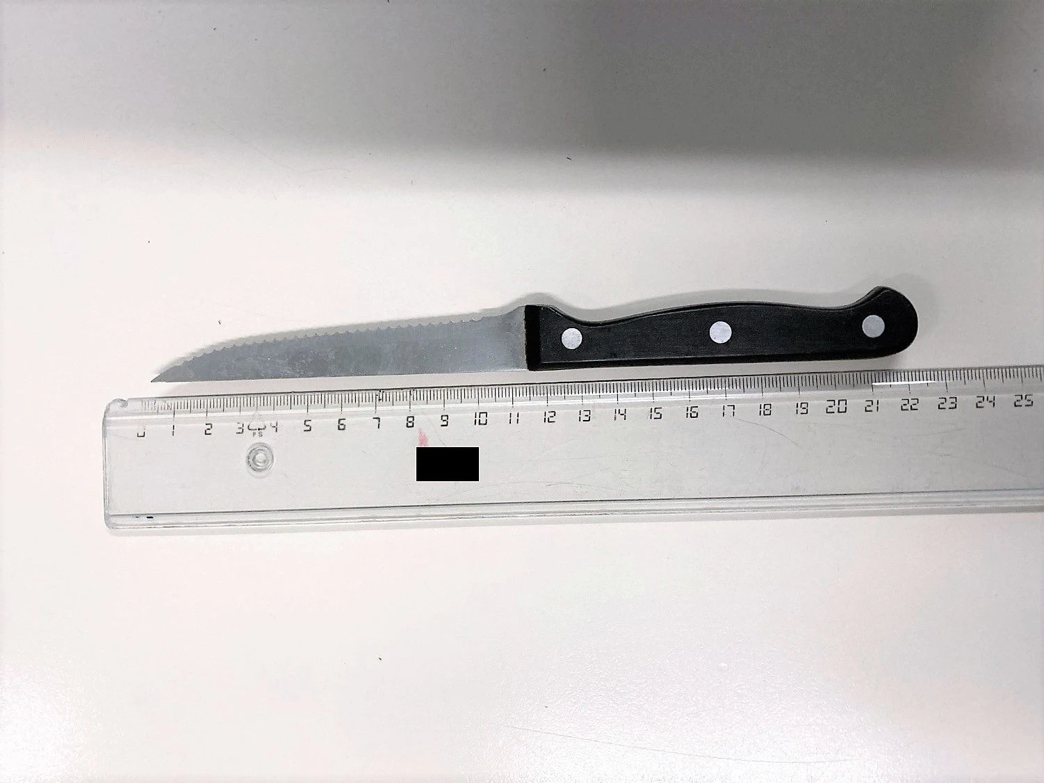 Dieses Messer wurde bei der 41-Jährigen sichergestellt.