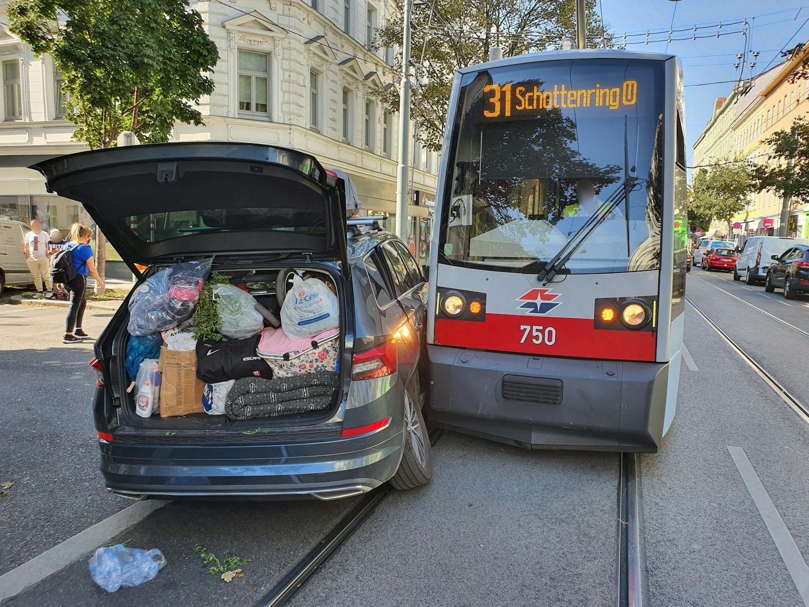 Touristen-Crash am Mittwoch in der Wiener Brigittenau.&nbsp;