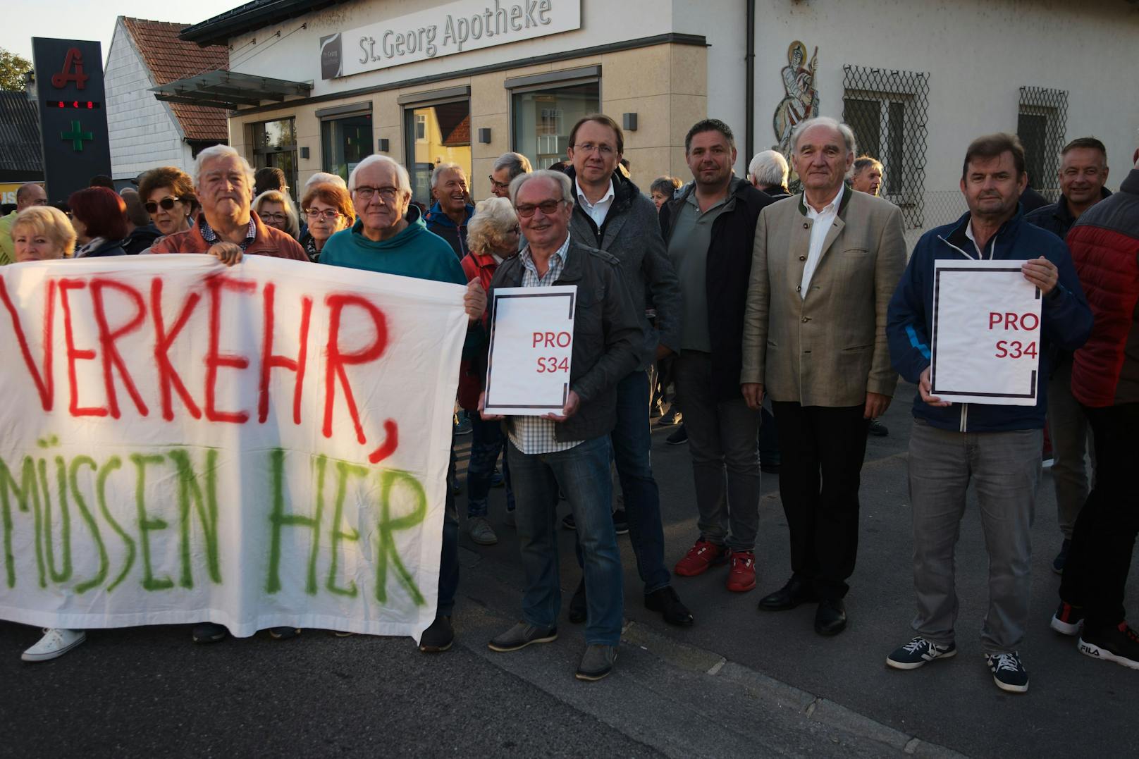 Demonstration in St. Pölten