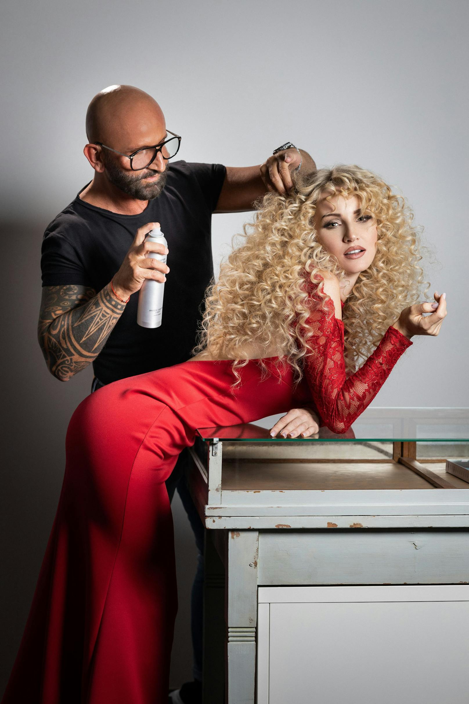 Der Grazer&nbsp;Hairstylist Dieter Ferschinger sorgte für die radikale Typveränderung.