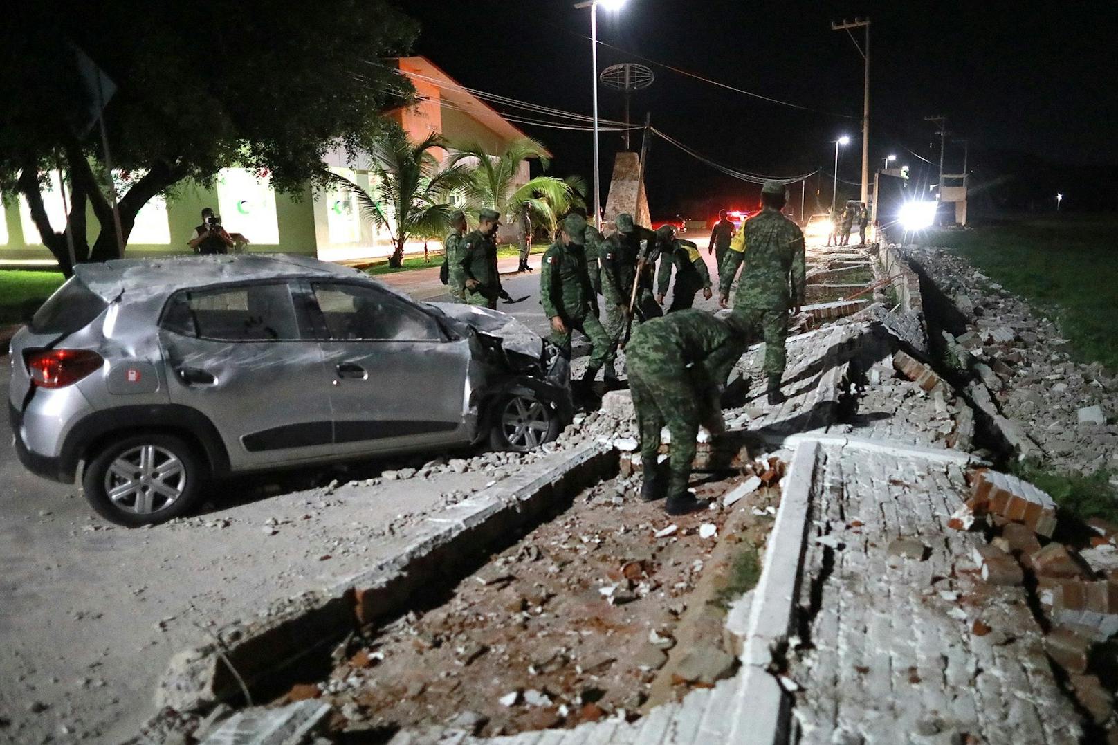 Das Erdbeben war bis nach Mexico-City spürbar