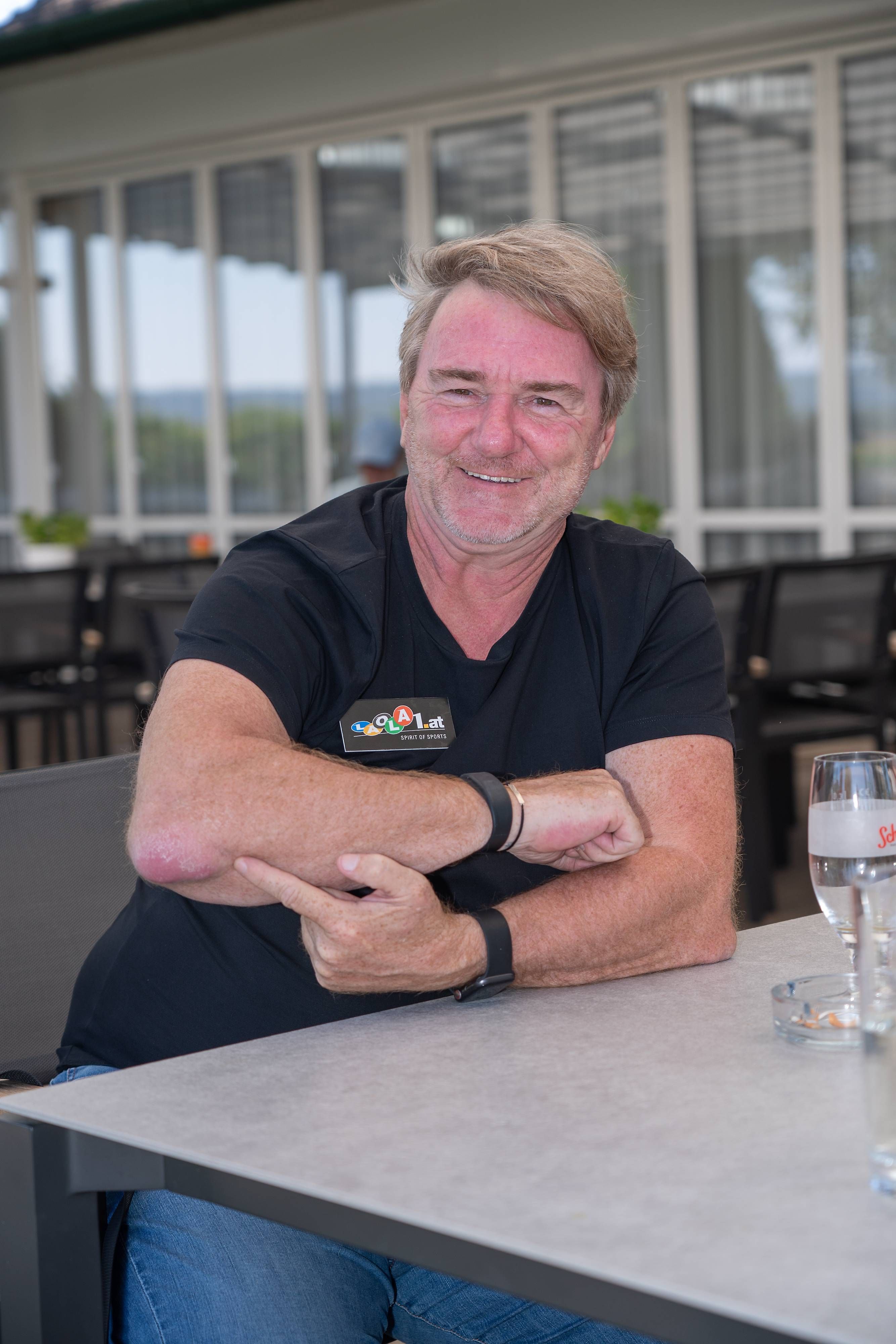 Andy Ogris musste das Spiel auslassen: Er hatte eine Schleimbeutelentzündung