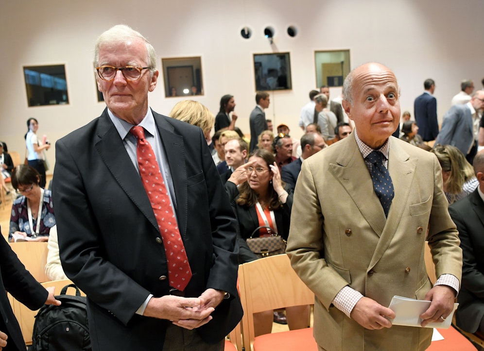 Caspar Einem (li.) ist tot. Der frühere Minister wurde 73 Jahre alt. 