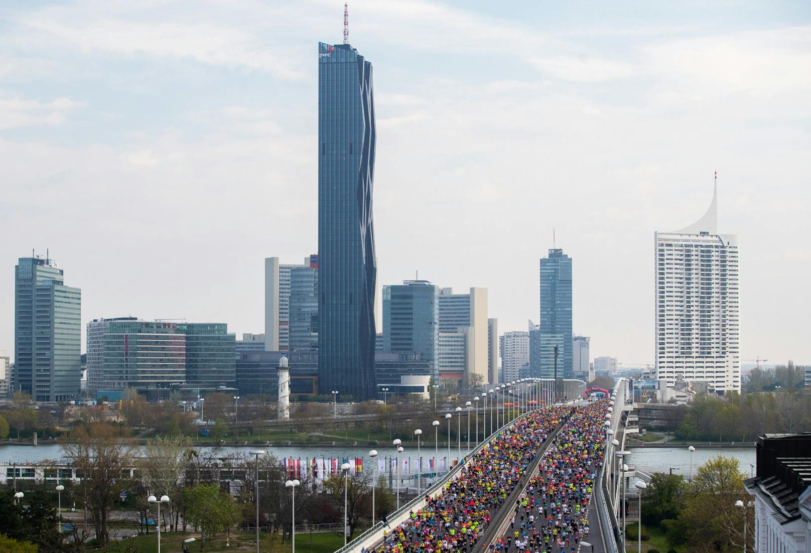 Der Start beim Vienna City Marathon 2019