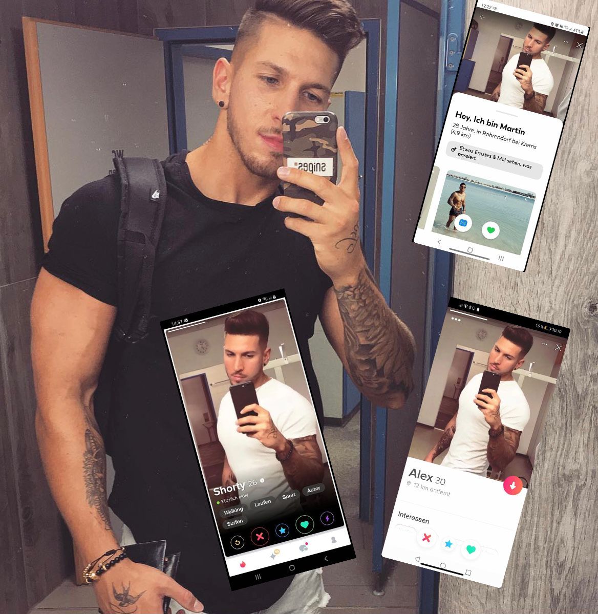 Betrüger verwendet Fotos von Alexander F. (27)