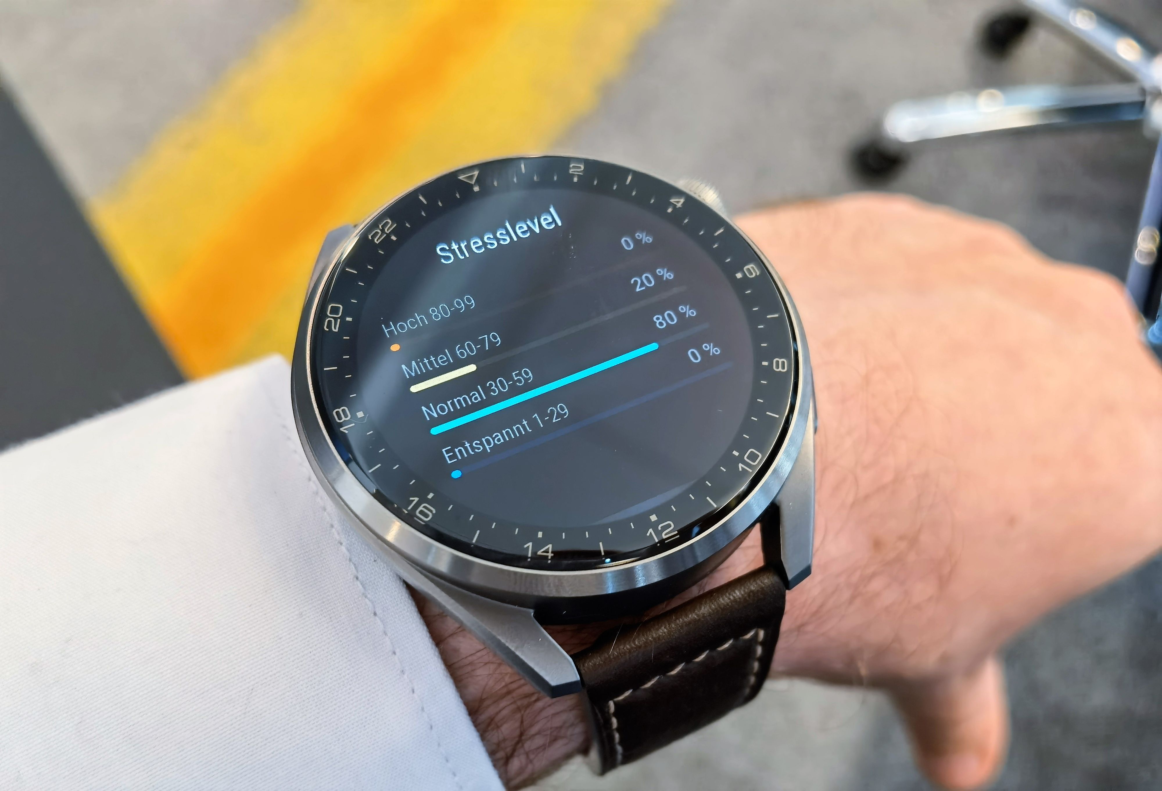 Die verschiedenen Stress-Stufen: Leuchtet es rot, sollte man professionelle Hilfe suchen.