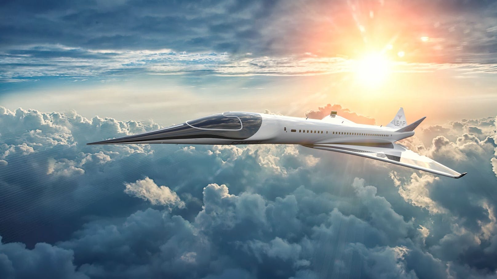 Optisch ähnelt der Flieger der Concorde.