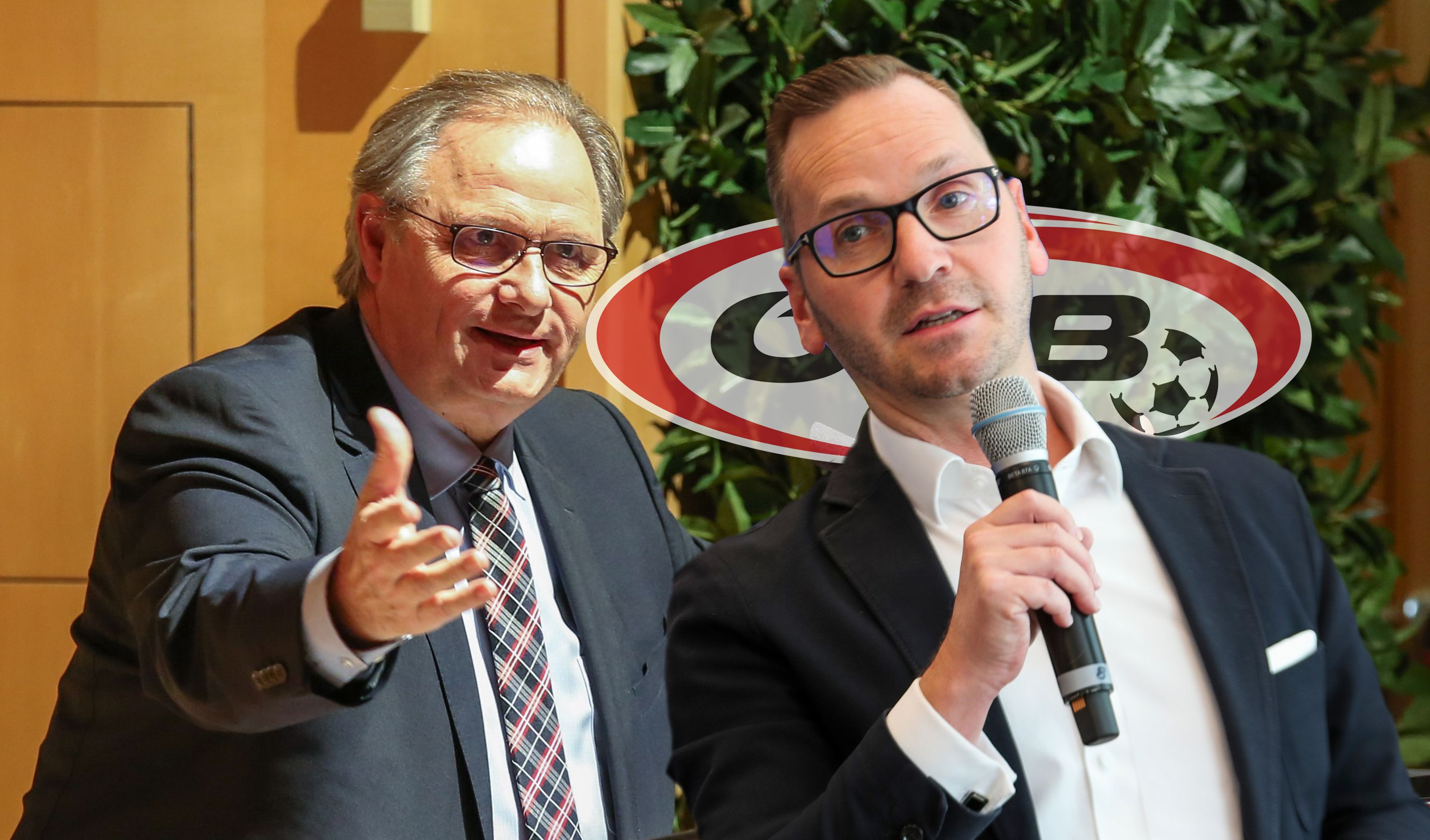 Milletich (l.) oder Schmid – wer wird ÖFB-Präsident?