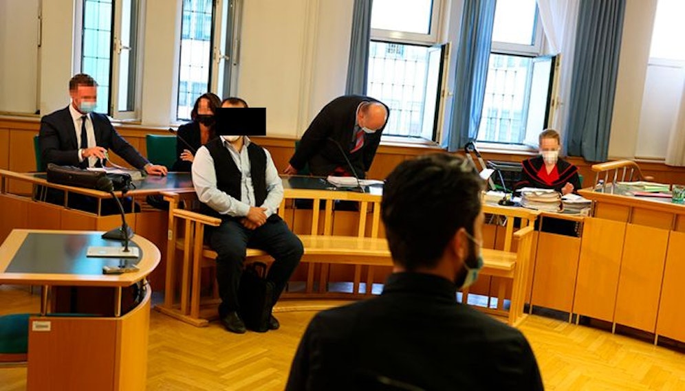 Der Hauptangeklagte A. musste sich nach 2016 heute zum zweiten Mal verantworten.