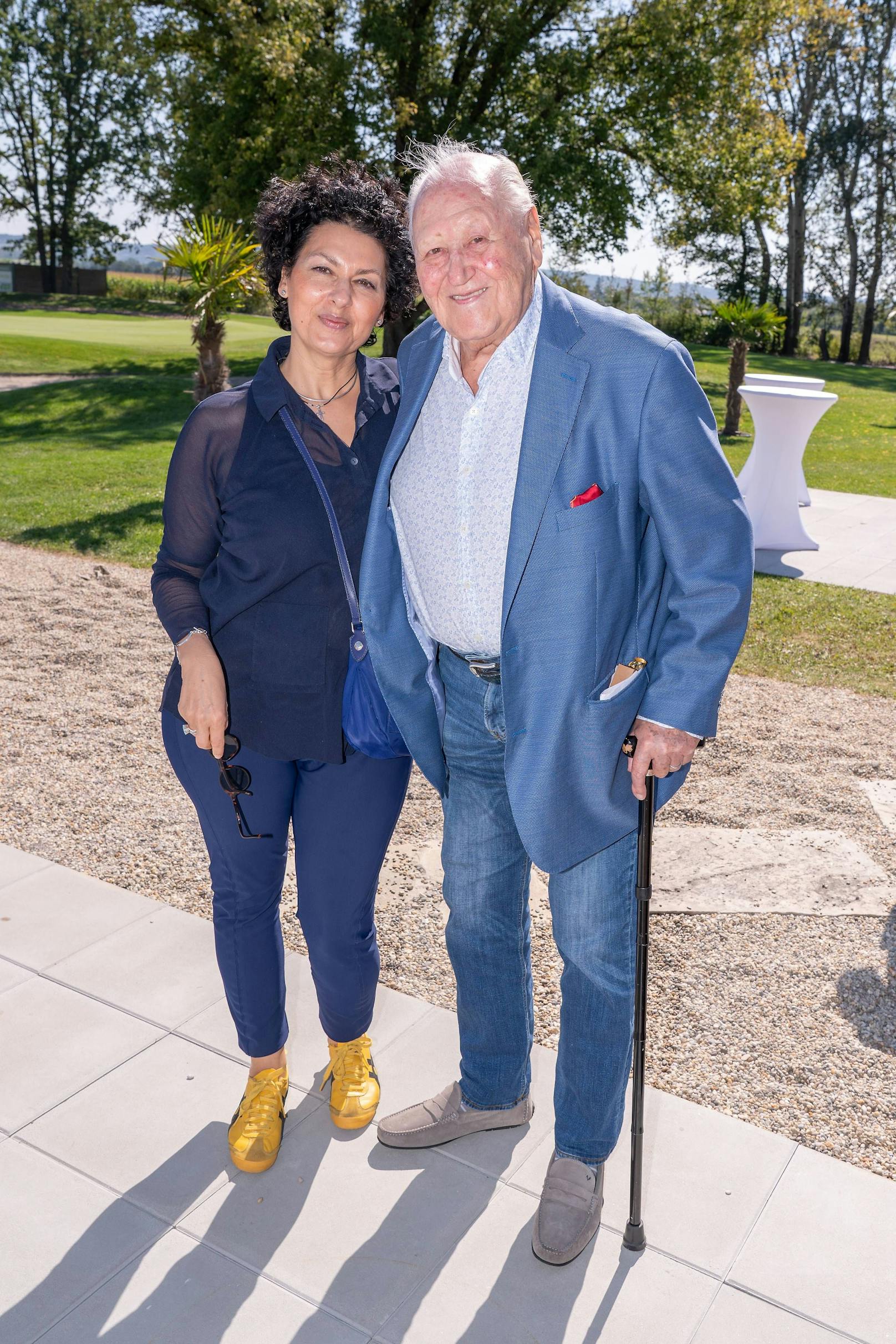"Club der Freunde"-Präsident Karl Blecha mit Ehefrau Rosi