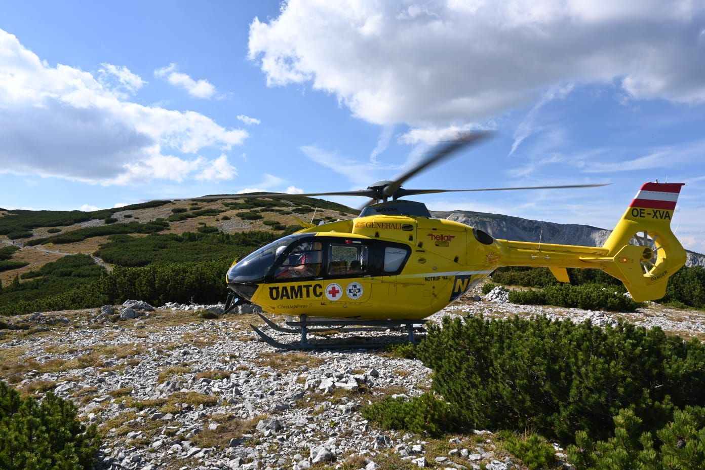 Rettungsheli im Einsatz (Symbolfoto)