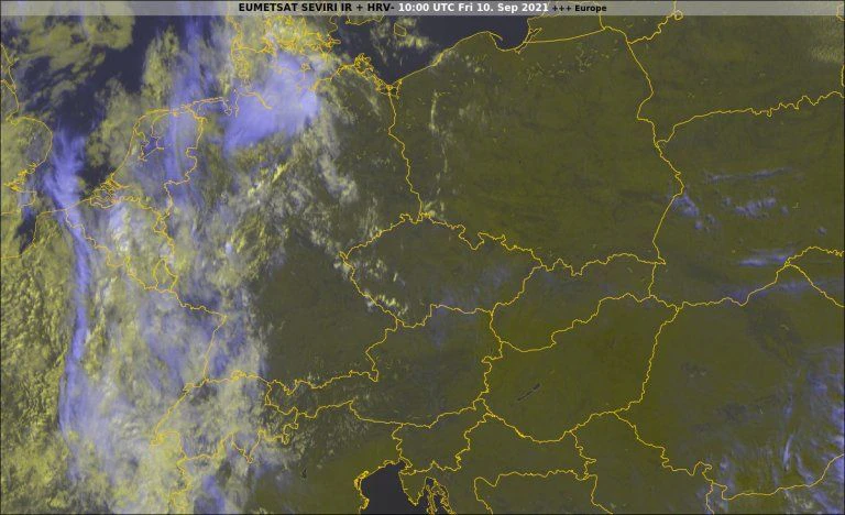 Noch ist der Himmel weitgehend wolkenlos, die feuchte Luft ist aber nicht mehr fern…