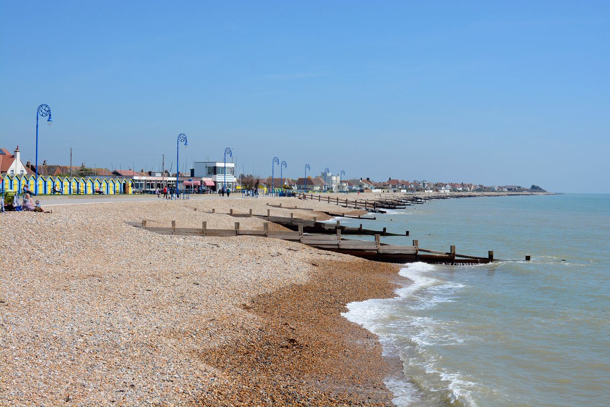 Der Vorfall ereignete sich am Strand von Bognor Regis in England.