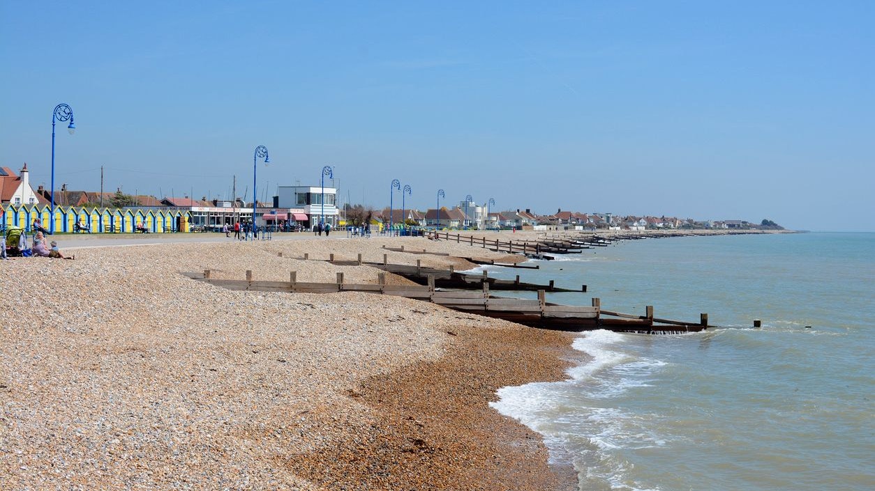 Der Vorfall ereignete sich am Strand von Bognor Regis in England.