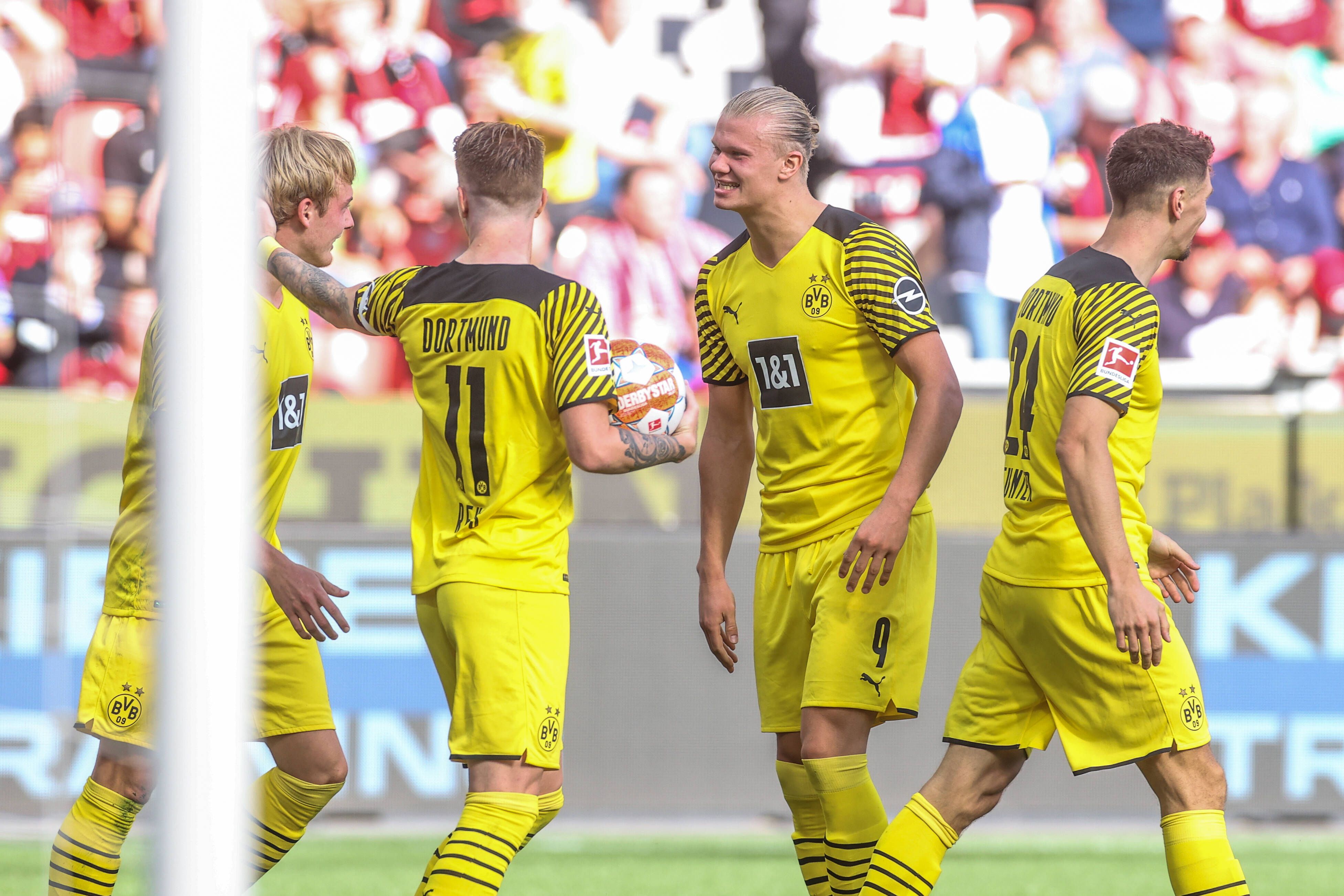 Erling Haaland fixiert den Dortmund-Sieg. 