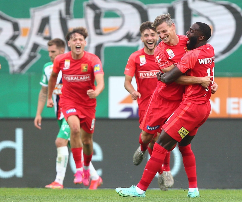 Die Admira gewinnt bei Rapid. 