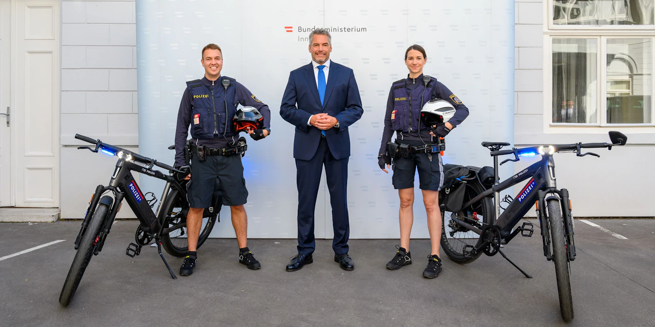Wiener Räder Die neuen Räder der Wiener Fahrrad-Cops | Heute.at