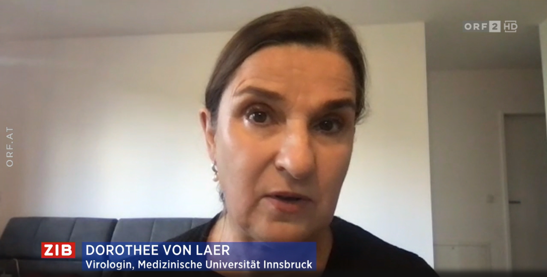 Virologin Dorothee Von Laer in der "ZiB 2"