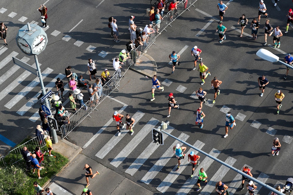 In drei Wochen gehört die Stadt wiedern den Läufern.