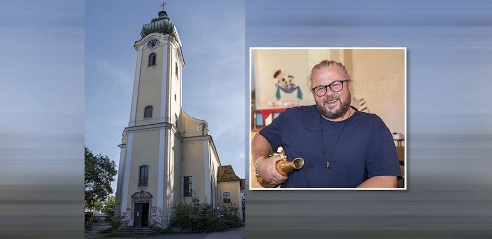 Christian Scharrer vom Theater Stellwerk ist der Regisseur des neuen Werks in der Kapuzinerkirche.