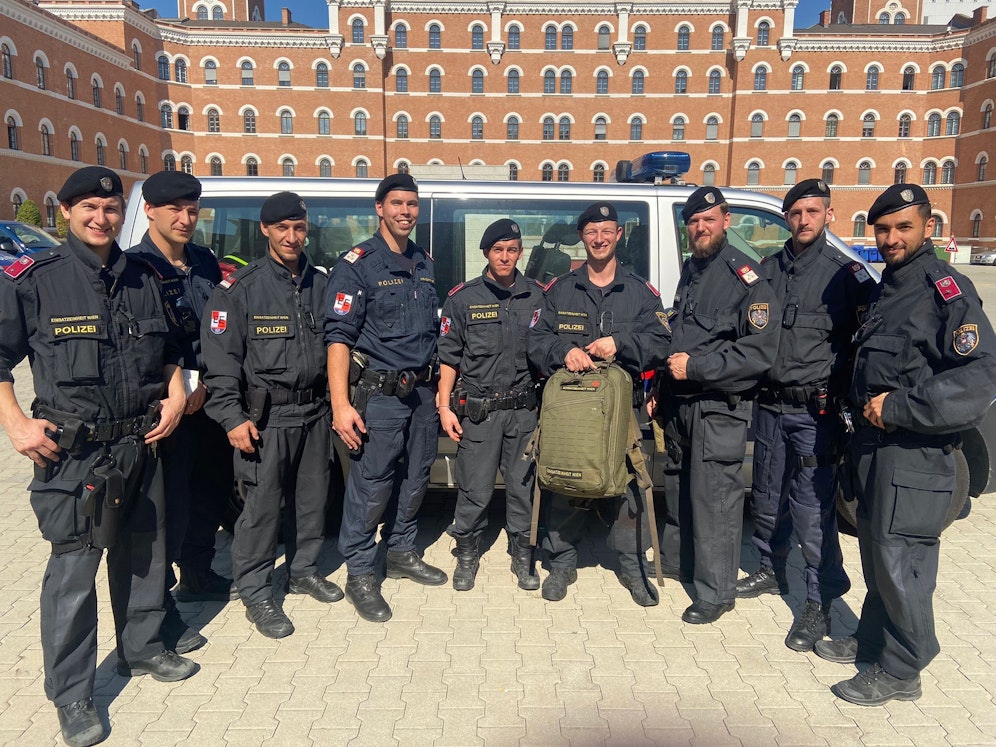 Die Lebensretter der Wiener Polizei.&nbsp;