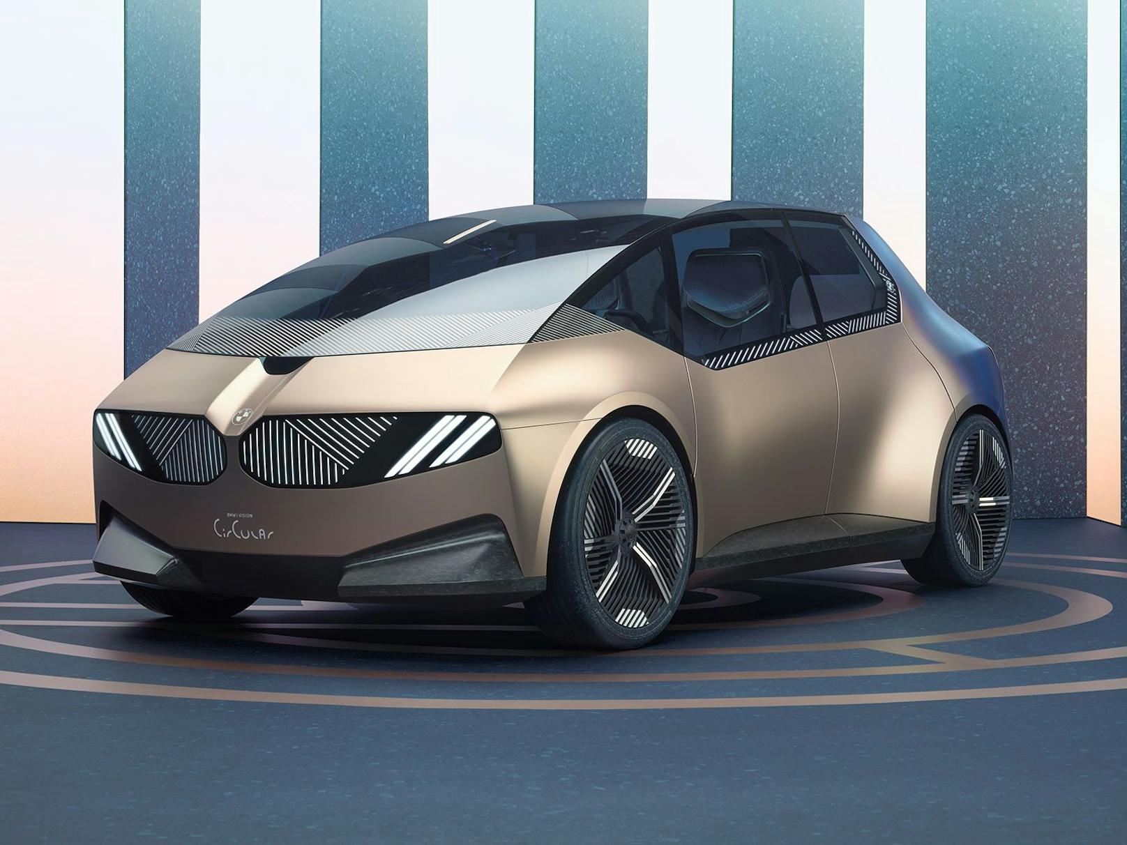 Ein komplett neues Design prägt das BMW i Vision Circular Concept Car.