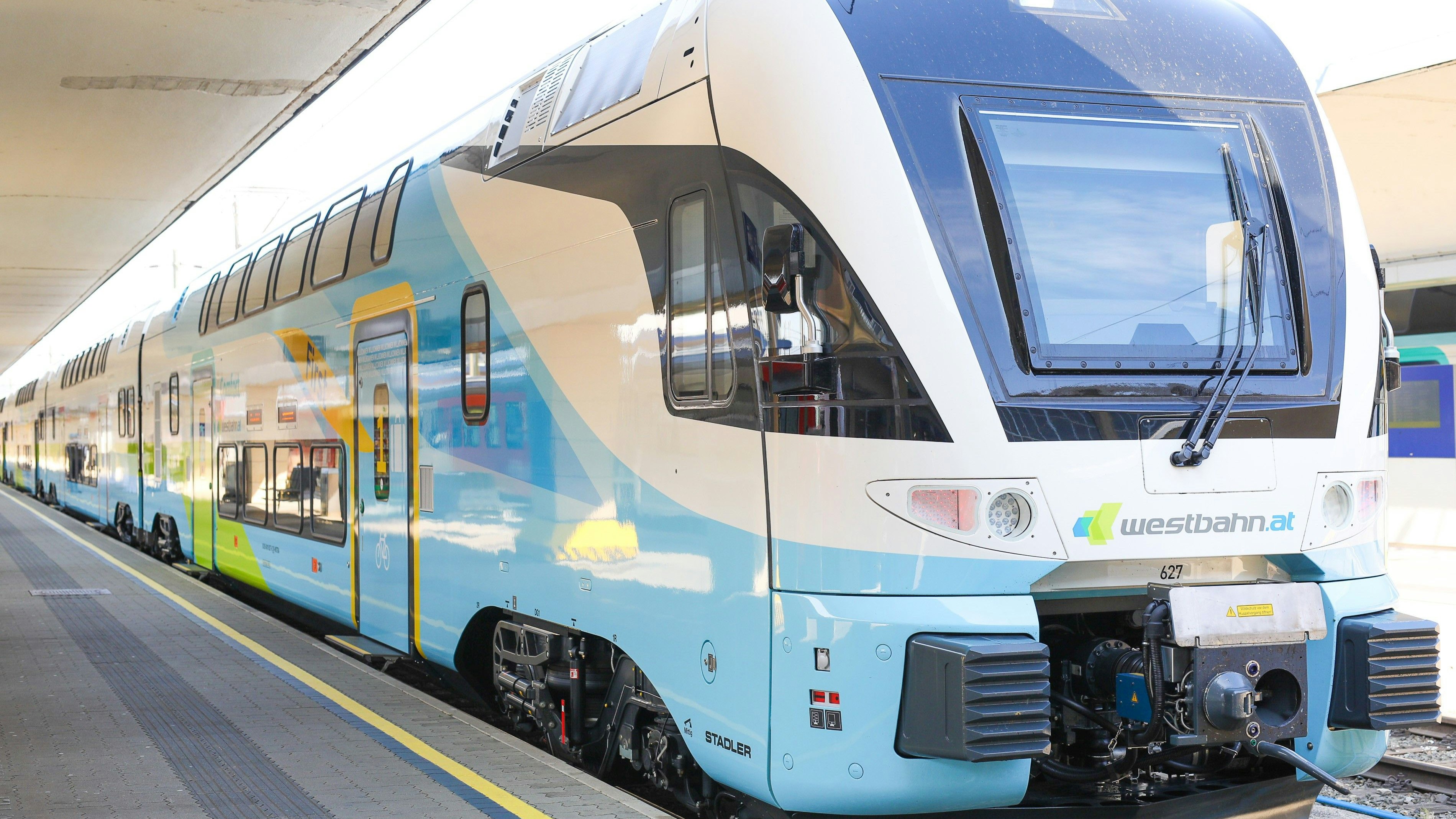 Einer der nagelneuen KISS3-Garnituren der Westbahn: Ab Dezember geht's nach München, bald auch in die Schweiz?