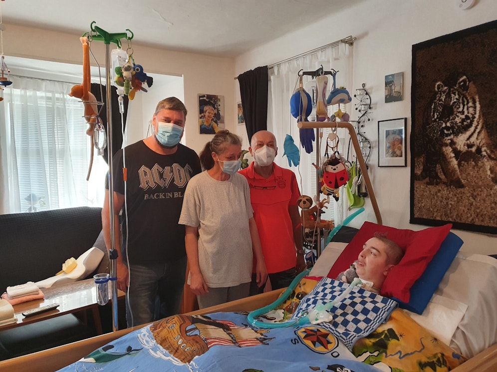 Harald Richter, Doris Broglio, Ewald Remin und Kevin