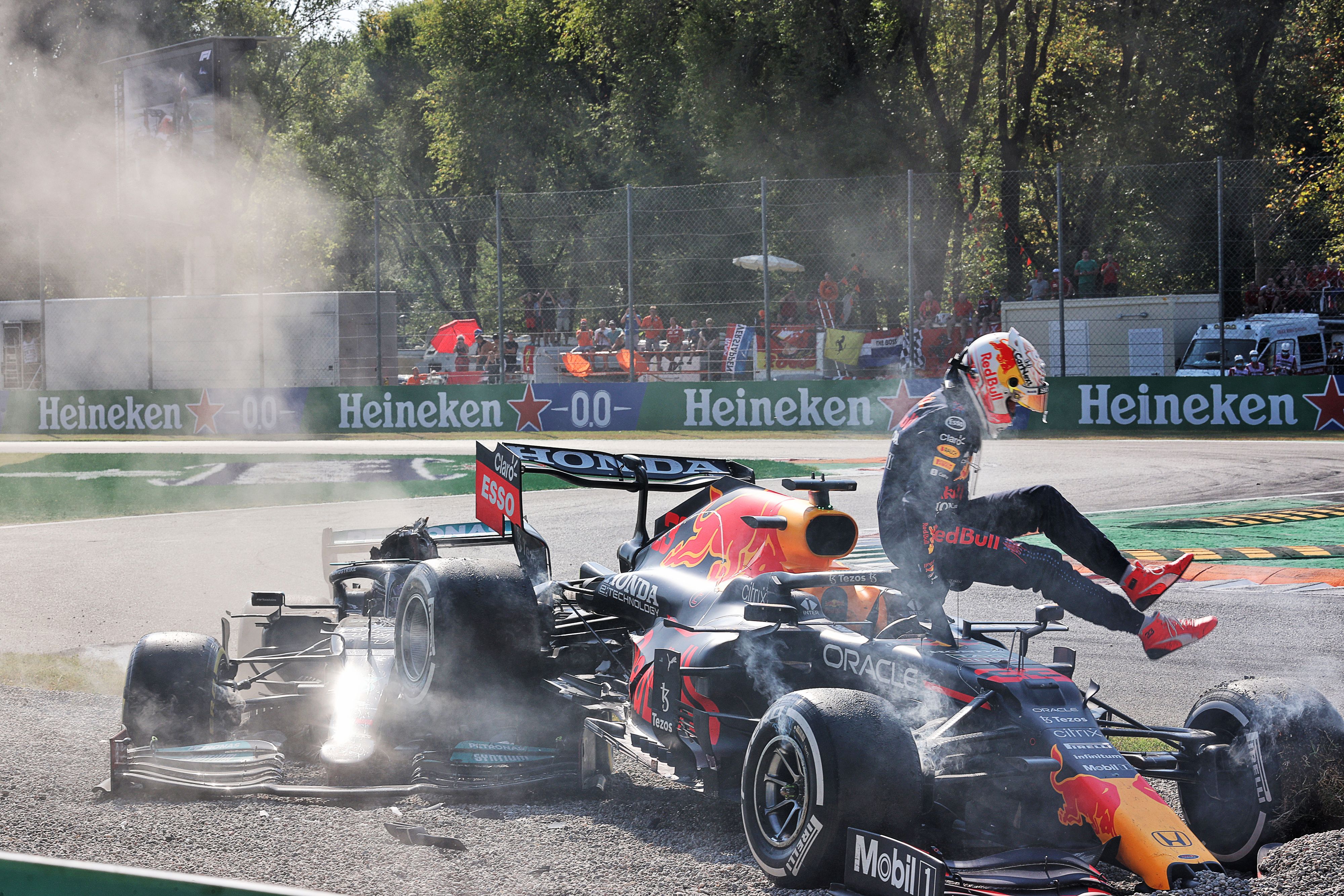 Formel-1-Crash zwischen Hamilton und Verstappen