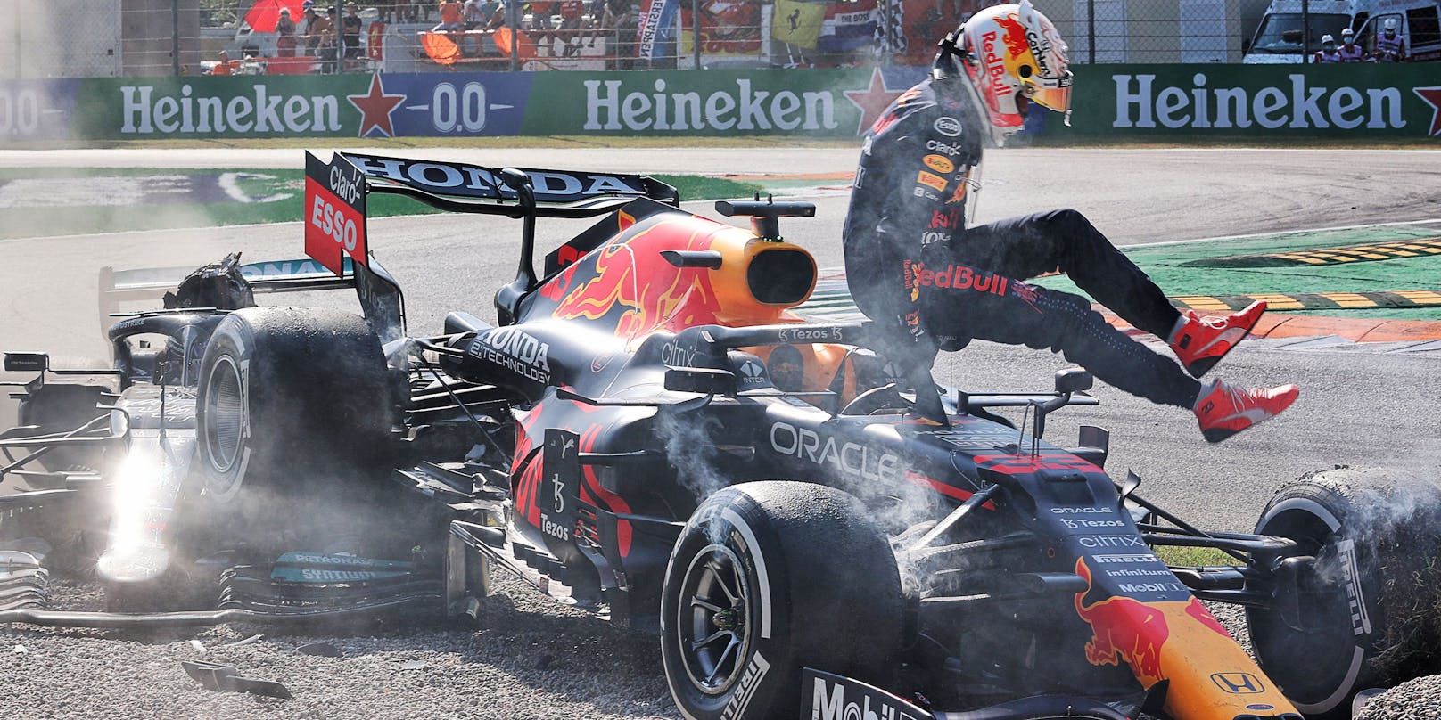 Formel-1-Crash zwischen Hamilton und Verstappen